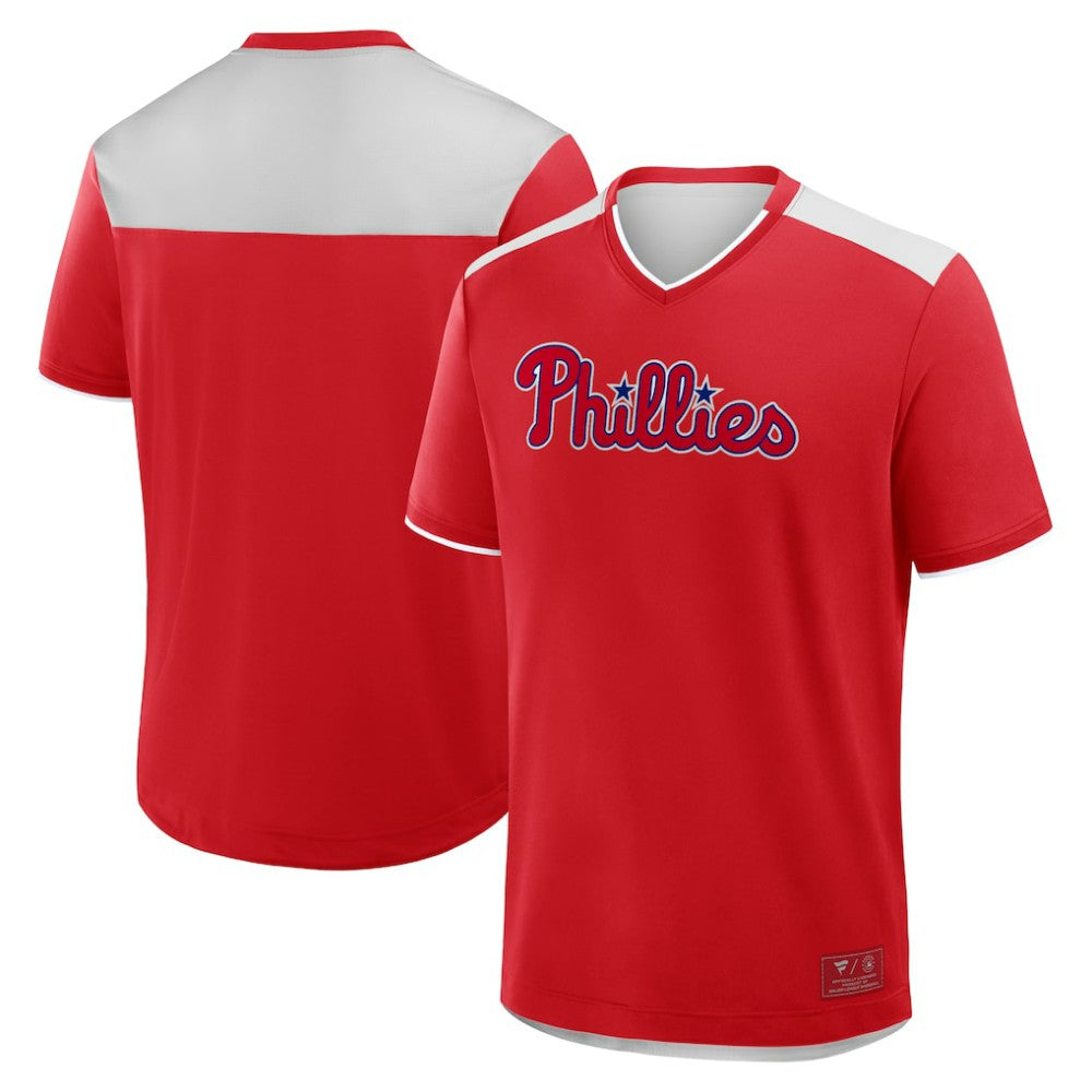Philadelphia Phillies Fanatics Walk Off V-Neck T-Shirt for sale