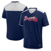 Atlanta Braves Fanatics Walk Off V-Neck T-Shirt Outlet