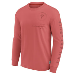 Philadelphia Phillies Fanatics Elements Future Ground Tonal Info Long Sleeve T-Shirt Sale