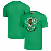 Saquon Barkley Philadelphia Eagles Homage Unisex Caricature Player Tri-Blend T-Shirt - Kelly Green - NFL