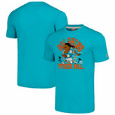 Tyreek Hill Miami Dolphins Homage Unisex Caricature Player Tri-Blend T-Shirt - Heathered Aqua - NFL