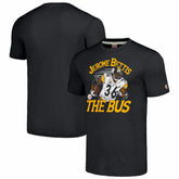 Jerome Bettis Pittsburgh Steelers Homage Caricature Retired Player Tri-Blend T-Shirt - Charcoal - NFL