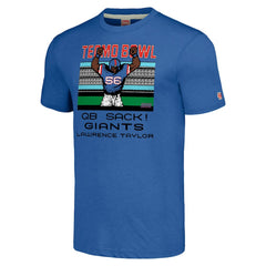 Lawrence Taylor New York Giants Homage Unisex Tecmo Bowl Retired Player Graphic Tri-Blend T-Shirt - Royal - NFL