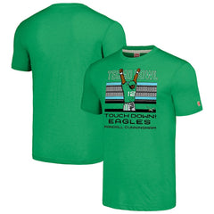Randall Cunningham Philadelphia Eagles Homage Unisex Tecmo Bowl Retired Player Graphic Tri-Blend T-Shirt - Kelly Green - NFL