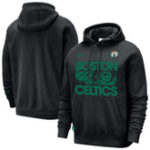 Nike Boston Celtics Courtside Club Pullover Hoodie Black