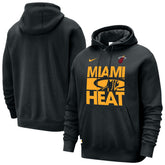 Nike Miami Heat Courtside Club Pullover Hoodie Black