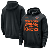 Nike New York Knicks Courtside Club Pullover Hoodie Black