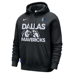 Nike Dallas Mavericks Courtside Club Pullover Hoodie Black
