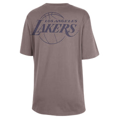 Los Angeles Lakers Jordan Brand Women's Courtside Statement Edition Boyfriend T-Shirt Charcoal