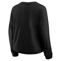 Boston Bruins Fanatics Women's Oversized All Out Effort Long Sleeve Henley T-Shirt - Black | Fanatics near me