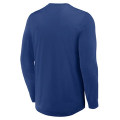 Toronto Maple Leafs Fanatics Adrenaline Push Long Sleeve Henley Shirt - Blue | Fanatics online