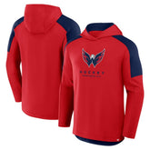 Washington Capitals Fanatics Meta Game Transitional Pullover Hoodie - Red | Fanatics Clearance