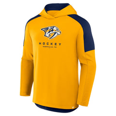 Nashville Predators Fanatics Meta Game Transitional Pullover Hoodie - Gold | Fanatics Clearance