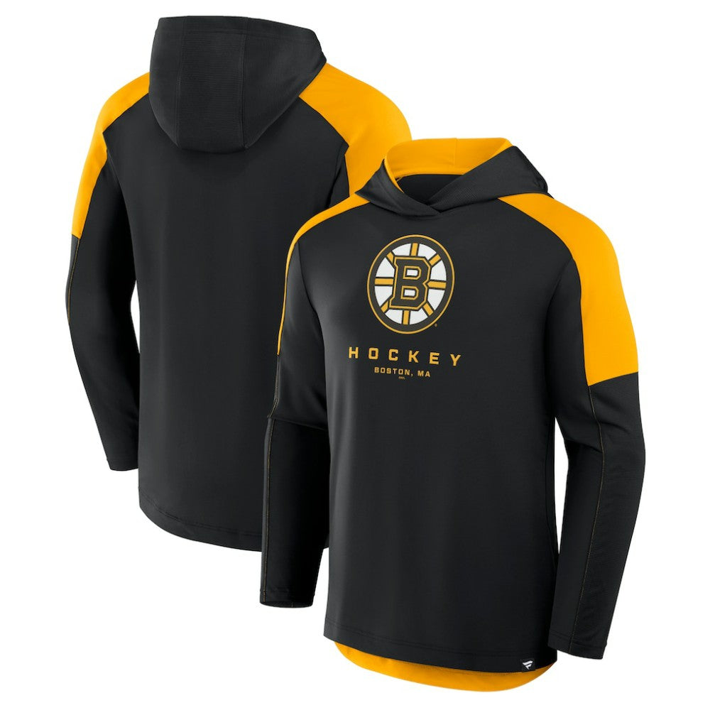 Boston Bruins Fanatics Meta Game Transitional Pullover Hoodie - Black | Fanatics discount