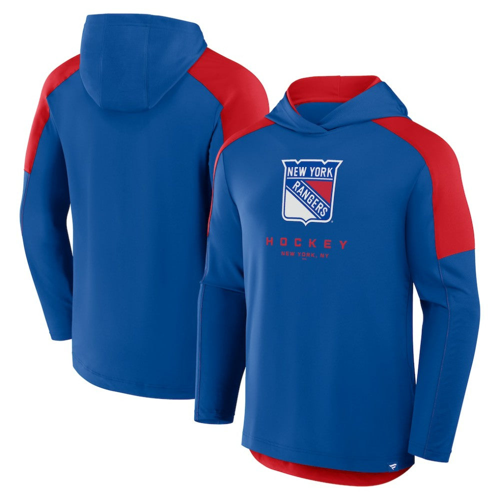 New York Rangers Fanatics Meta Game Transitional Pullover Hoodie - Blue | Fanatics near me