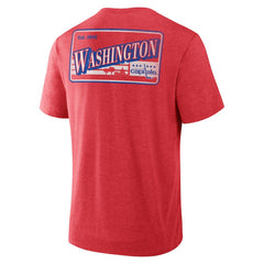 Washington Capitals Fanatics Fan Lanes Tri-Blend T-Shirt - Heather Red | Fanatics near me