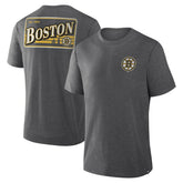 Boston Bruins Fanatics Fan Lanes Tri-Blend T-Shirt - Heather Charcoal | Fanatics online