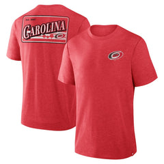 Carolina Hurricanes Fanatics Fan Lanes Tri-Blend T-Shirt - Heather Red | Fanatics near me