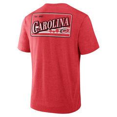 Carolina Hurricanes Fanatics Fan Lanes Tri-Blend T-Shirt - Heather Red | Fanatics near me