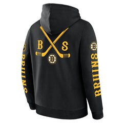 Boston Bruins Fanatics Big City Legacy Fleece Pullover Hoodie - Black | Fanatics on sale