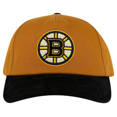 Boston Bruins American Needle Burnett Adjustable Hat - Tan/Black | NHL on sale