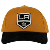 Los Angeles Kings American Needle Burnett Adjustable Hat - Tan/Black | NHL Lifestyle