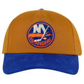 New York Islanders American Needle Burnett Adjustable Hat - Tan/Royal | NHL on sale