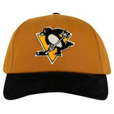 Pittsburgh Penguins American Needle Burnett Adjustable Hat - Tan/Black | NHL online