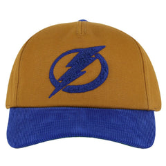 Tampa Bay Lightning American Needle Burnett Adjustable Hat - Tan/Blue | NHL online