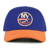New York Islanders American Needle Burnett Adjustable Hat - Royal/Orange | NHL near me