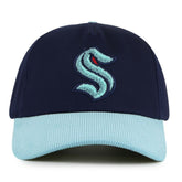 Seattle Kraken American Needle Burnett Adjustable Hat - Deep Sea Blue/Light Blue | NHL discount