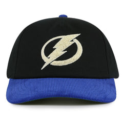 Tampa Bay Lightning American Needle Burnett Adjustable Hat - Black/Blue | NHL Lifestyle