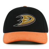 Anaheim Ducks American Needle Burnett Adjustable Hat - Black/Orange | NHL on sale