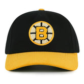 Boston Bruins American Needle Burnett Adjustable Hat - Black/Gold | NHL near me