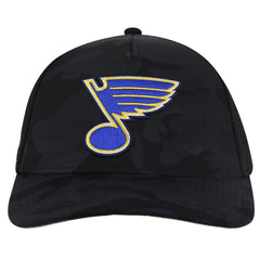 St. Louis Blues American Needle Valin Camo Super Tech Vented Adjustable Hat - Black | NHL near me