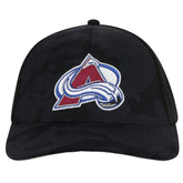 Colorado Avalanche American Needle Valin Camo Super Tech Vented Adjustable Hat - Black | NHL Clearance