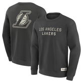 Fanatics Los Angeles Lakers Elements Future Ground Lettering Pullover Sweatshirt Gray