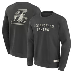 Fanatics Los Angeles Lakers Elements Future Ground Lettering Pullover Sweatshirt Gray