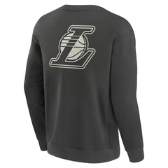 Fanatics Los Angeles Lakers Elements Future Ground Lettering Pullover Sweatshirt Gray