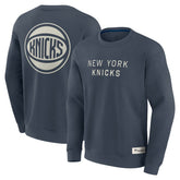 Fanatics New York Knicks Elements Future Ground Lettering Pullover Sweatshirt Blue