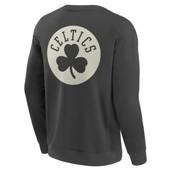Fanatics Boston Celtics Elements Future Ground Lettering Pullover Sweatshirt Gray