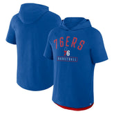 Fanatics Philadelphia 76ers Pass Legend Raglan Hoodie T-Shirt Royal