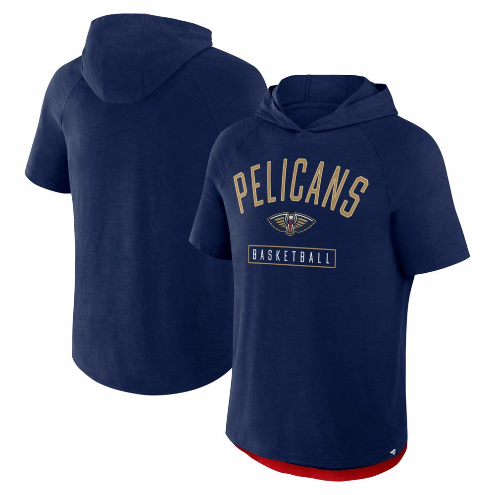 Fanatics New Orleans Pelicans Pass Legend Raglan Hoodie T-Shirt Navy