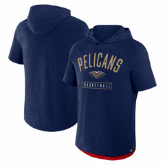 Fanatics New Orleans Pelicans Pass Legend Raglan Hoodie T-Shirt Navy