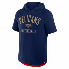 Fanatics New Orleans Pelicans Pass Legend Raglan Hoodie T-Shirt Navy