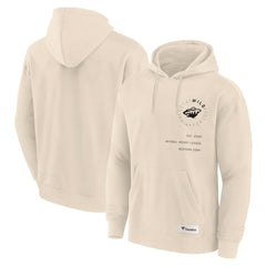Minnesota Wild Fanatics Future Ground Info Pullover Hoodie - Cream | Fanatics discount