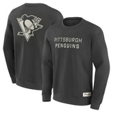Pittsburgh Penguins Fanatics Elements Future Ground Lettering Pullover Sweatshirt - Charcoal | Fanatics near me