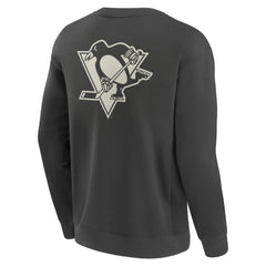 Pittsburgh Penguins Fanatics Elements Future Ground Lettering Pullover Sweatshirt - Charcoal | Fanatics near me