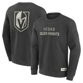 Vegas Golden Knights Fanatics Elements Future Ground Lettering Pullover Sweatshirt - Charcoal | Fanatics near me