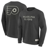 Philadelphia Flyers Fanatics Elements Future Ground Lettering Pullover Sweatshirt - Charcoal | Fanatics Lifestyle